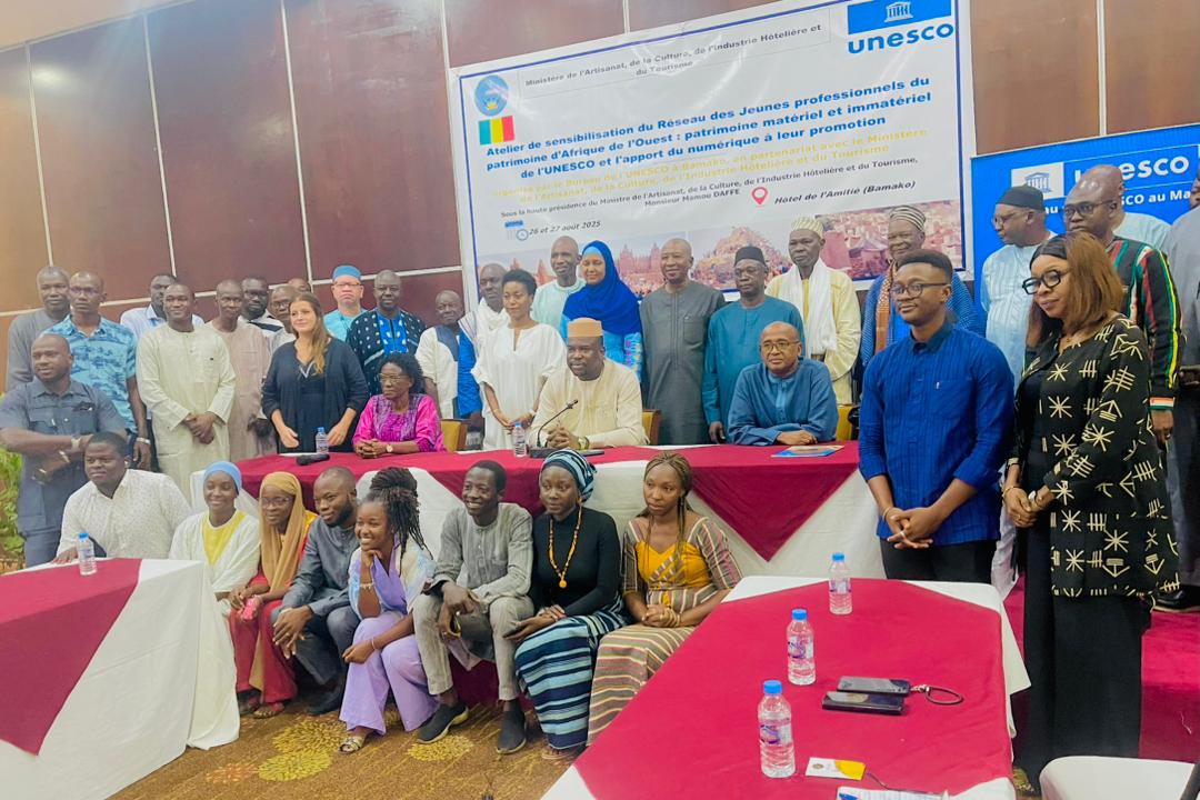 Atelier régional à Bamako : Les jeunes professionnels d'Afrique de l'Ouest s'engagent pour le patrimoine